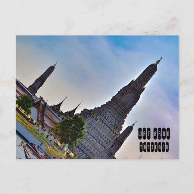 Wat Arun in Bangkok Thailand Postcard (Front)