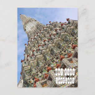 Wat Arun in Thailand Holiday Postcard