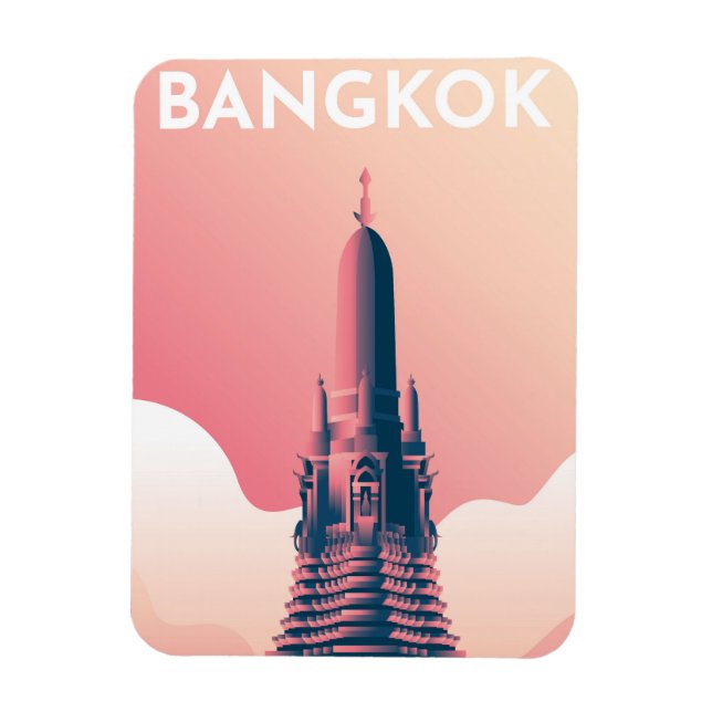 Wat Arun Temple Magnet (Vertical)