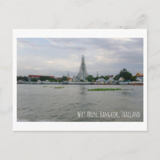 Wat Arun Thailand tourist attraction postcard