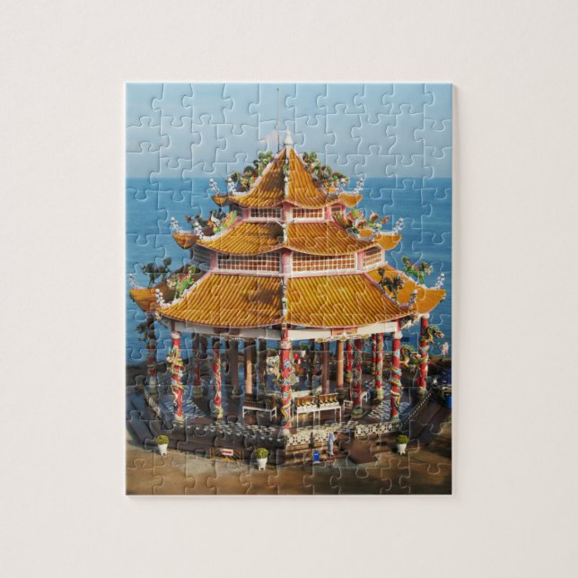 Wat Koh Loi ... Sriracha, Chonburi, Thailand Jigsaw Puzzle (Vertical)