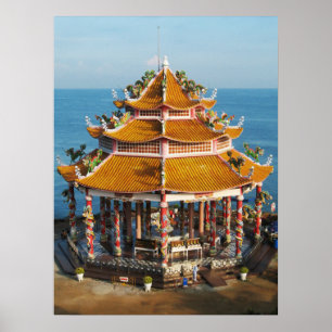 Wat Koh Loi ... Sriracha, Chonburi, Thailand Poster