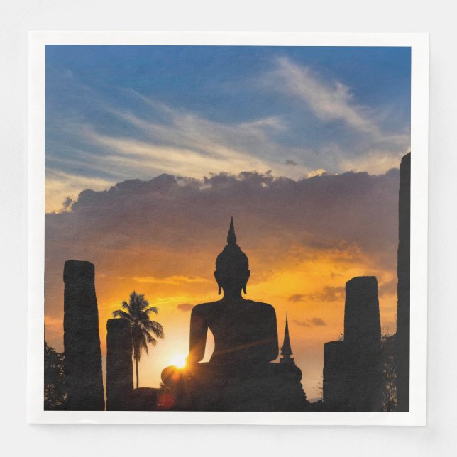 Wat Mahathat Napkin (Front)