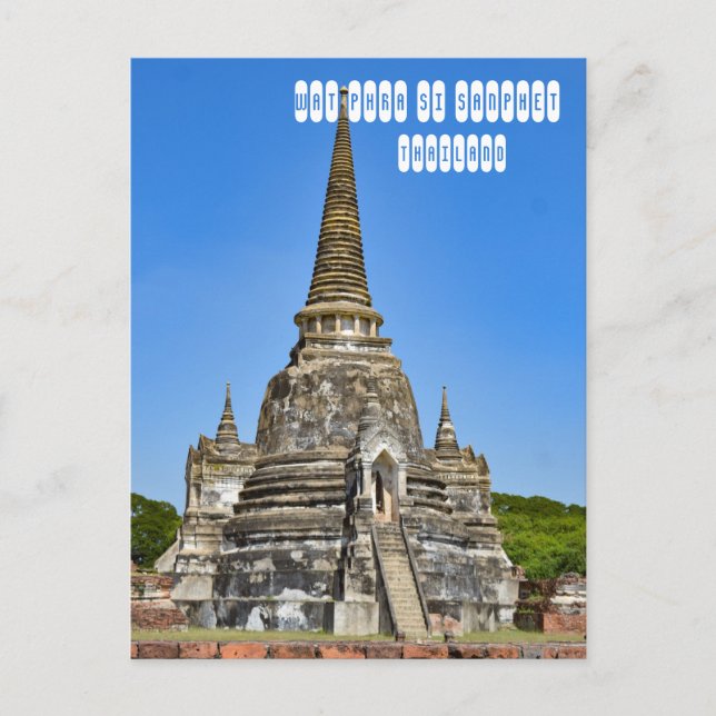 Wat Phra Si Sanphet Postcard (Front)