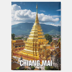  Wat Phrathat Doi Suthep Chiang Mai Thailand Magnet