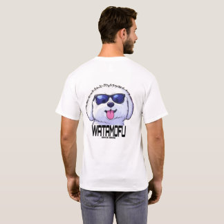 WATAMOFU Pop‑Art Bichon Frise T-Shirt