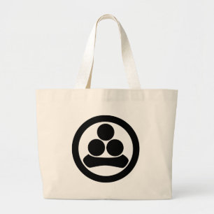 Watanabe star in circle large tote bag
