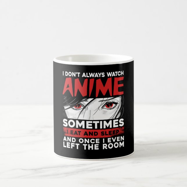 watch anime funny manga Design for anime quotes Coffee Mug (Center)