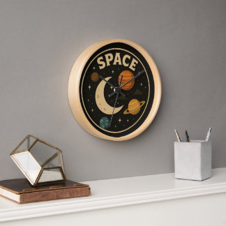 Watch designed by space design  clock