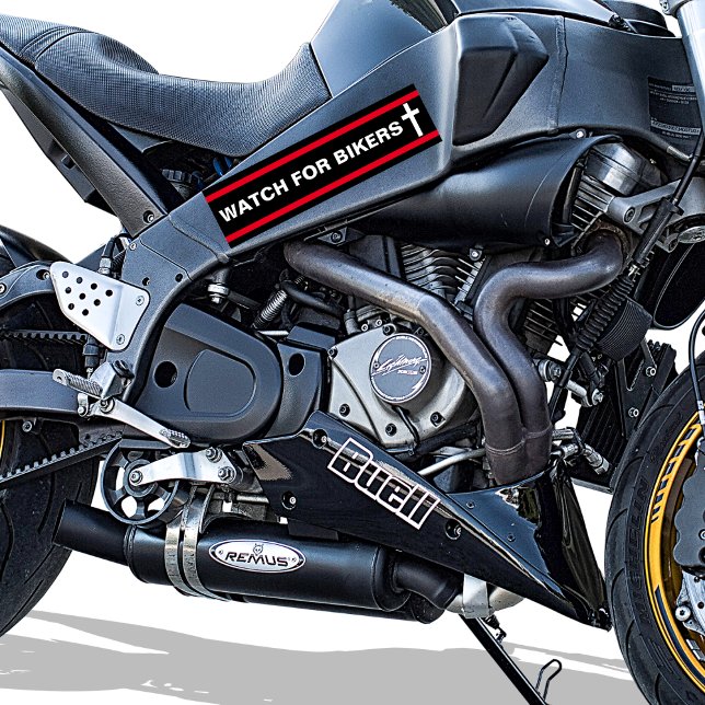 Watch For Bikers Christian  Bumper Sticker (Creator Uploaded)