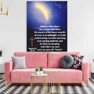 WATCH FOR JESUS RETURN CANVAS PRINT