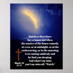 WATCH FOR JESUS RETURN POSTER