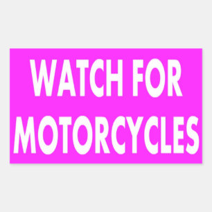 Watch For Motorcycles Stickers