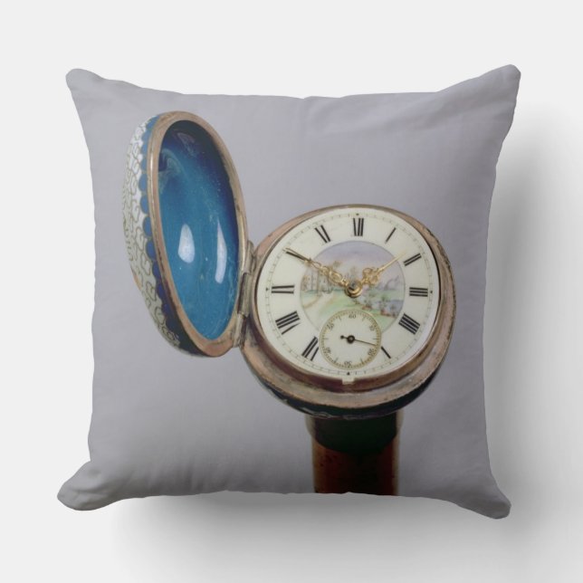 Watch gadget cane (cloisonne enamel) cushion (Front)