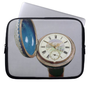 Watch gadget cane (cloisonne enamel) laptop sleeve