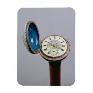 Watch gadget cane (cloisonne enamel) magnet