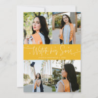 Watch Her Soar Multi Photo Yellow Grad