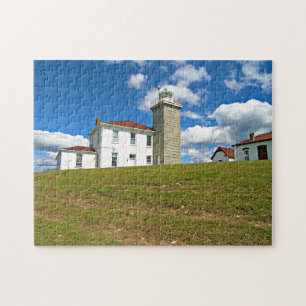 Watch Hill Lighthouse, Rhode Island Jigsaw Puzzle