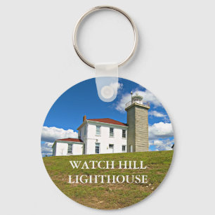 Watch Hill Lighthouse, Rhode Island Keychain