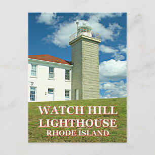 Watch Hill Lighthouse, Rhode Island Postcard