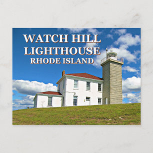 Watch Hill Lighthouse, Rhode Island Postcard