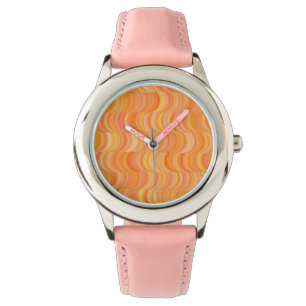 Watch - Kid's - Warm Orange Curves