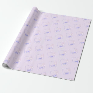 Watch me grow, Motivational, Inspirational, Preppy Wrapping Paper