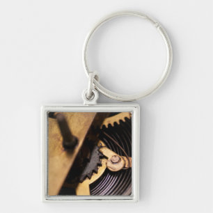 Watch Mechanics Abstract Key Ring