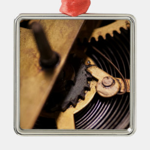 Watch Mechanics Abstract Metal Tree Decoration