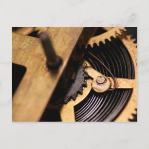 Watch Mechanics Abstract Postcard
