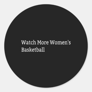 Watch More Women's Sketll 3  Classic Round Sticker