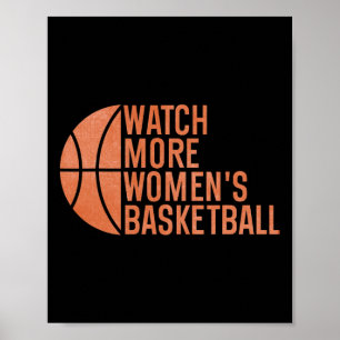 Watch More Women's Sketll Support Women On Sports Poster
