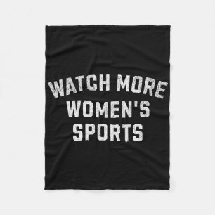 Watch More Women's Sports - Sketll, Soccer, Softll Fleece Blanket