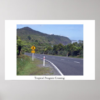 Watch out for penguins poster