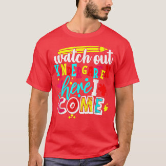 Watch Out Kindergarten Here I Come Peace Out Pre-K T-Shirt