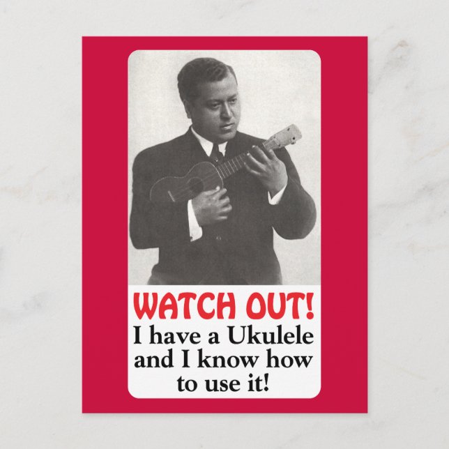 Watch Out! Postcard (Front)