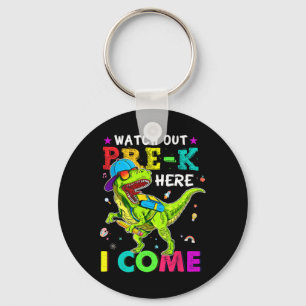 Watch Out Pre K Here I Come Dinosaurs Byck To Scho Key Ring