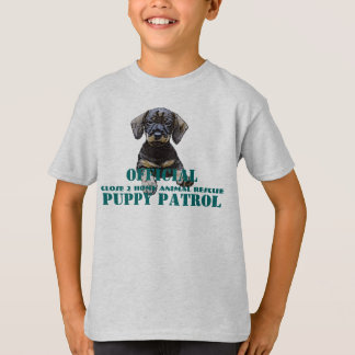 Watch out, the puppy patrol is on it! T-Shirt