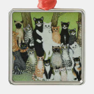 Watch the Birdie Metal Tree Decoration