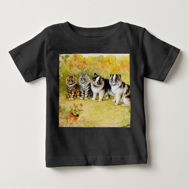Watch the Birdy by Louis Wain Baby T-Shirt (Front)
