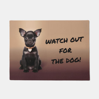 Watch the dog! / Beware of the dog! Doormat