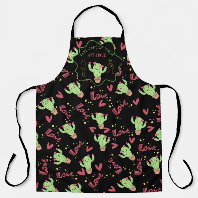 Watch them with love apron (Front)