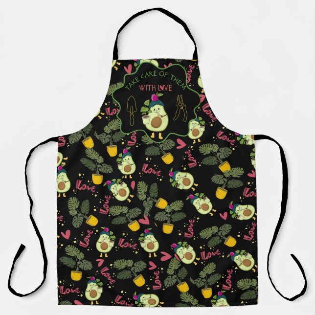 Watch them with love apron (Front)