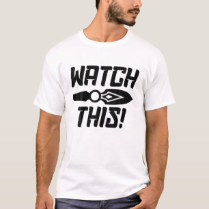 Watch This Jett Blade Storm Knives Video Game Game T-Shirt