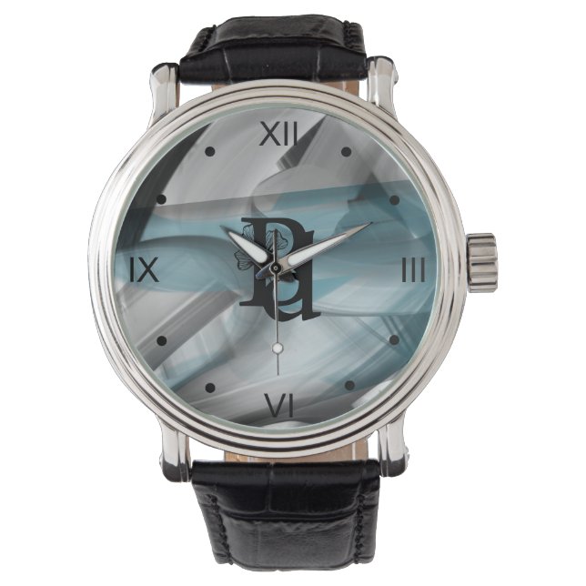 Watch Trend Abstract Art Blue Ocean (Front)