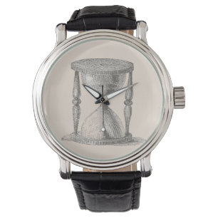 watch, vintage hourglass, elegant watch