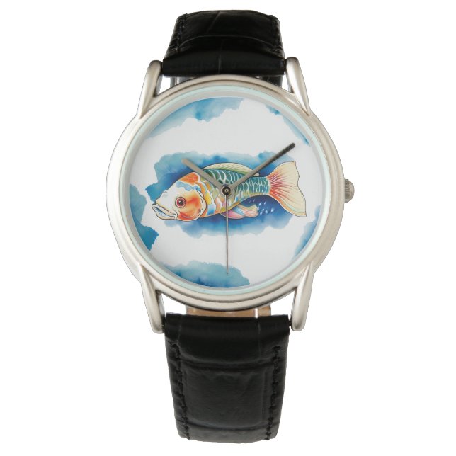 Watch - Watercolor Series: Koi Fish (Front)