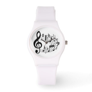 WATCH WITH MUSIC NOTES