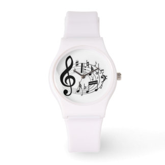 WATCH WITH MUSIC NOTES