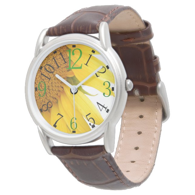 Watch with Sunflower (Angled)